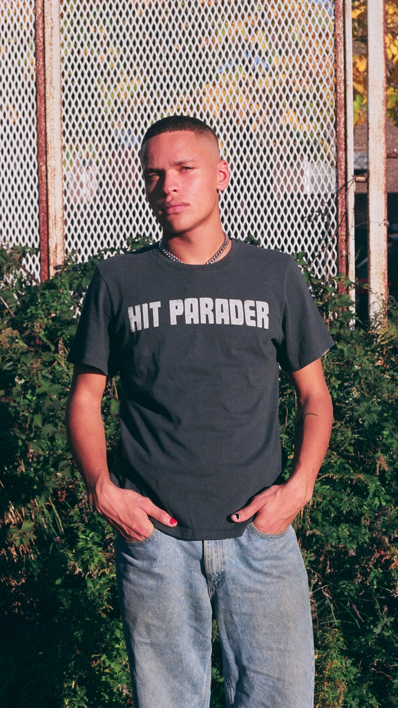Hit Parader Back Page T-Shirt (Vintage Black)