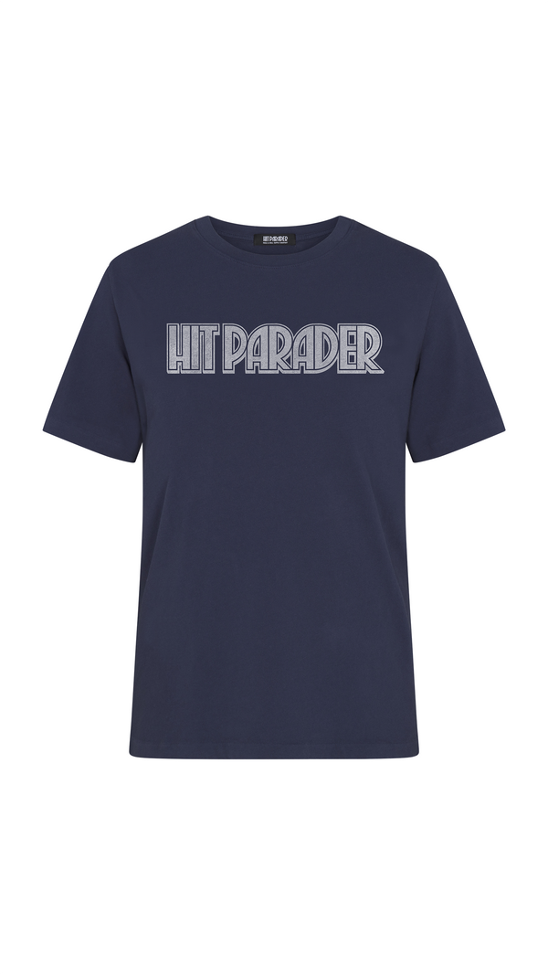 Hit Parader 1974 Logo T-Shirt (Blue)